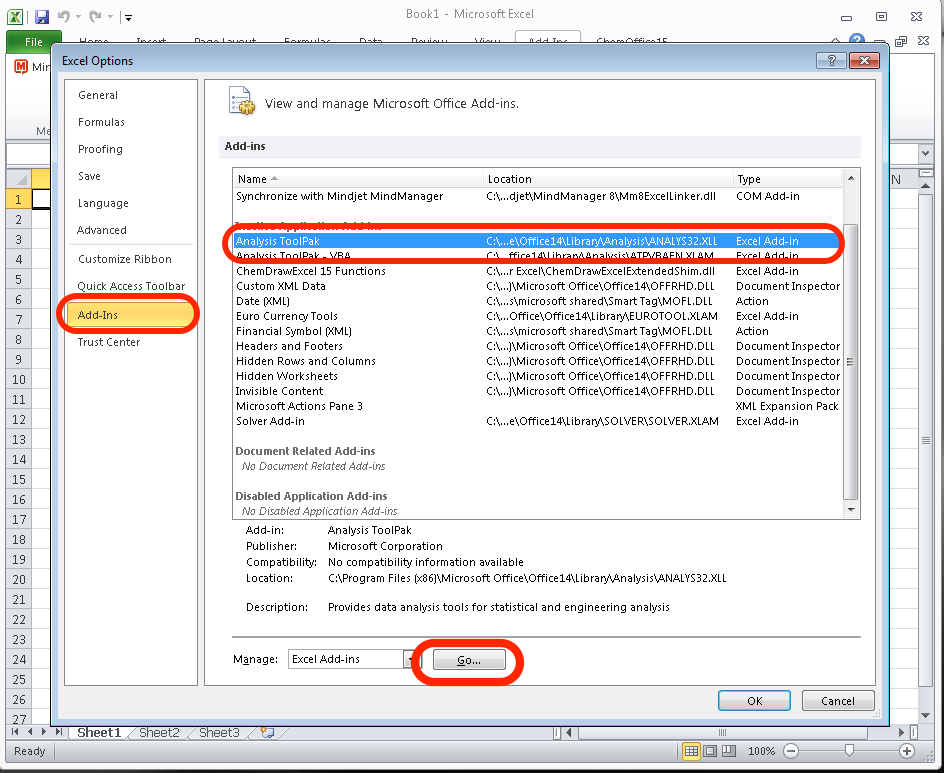 add analysis toolpak to mac